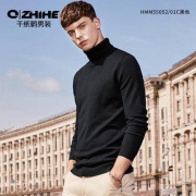 11日0点、双11预告：QZHIHE 千纸鹤 HMMM55052 男士高领针织衫