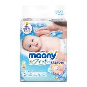 88VIP、历史低价：moony 尤妮佳 婴儿纸尿裤 S84片 *4件 229.2元包邮（需用券，合57.3元/件）