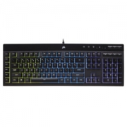 CORSAIR 美商海盗船 K55 RGB 黑色 多彩背光键盘