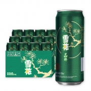 Snowbeer 雪花啤酒 8度晶粹 500ml*12听整箱 *2件
