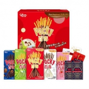 10点：glico 格力高 百奇悦享礼盒 5盒装 *3件