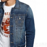 M码，True Religion 真实信仰 Dylan 男士牛仔夹克