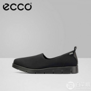 限尺码，Ecco 爱步 Bella贝拉系列 女士 GTX防水一脚蹬平底休闲乐福鞋 280213