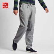 UNIQLO 优衣库 419905 男士法兰绒松紧长裤