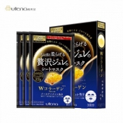 京东PLUS会员：utena 佑天兰 黄金果冻 胶原蛋白保湿面膜 3片 *5件