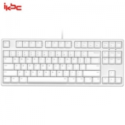 11日12点、双11预告： iKBC c87 机械键盘 (Cherry茶轴、白色)