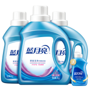 蓝月亮 洗衣液机洗手洗8斤套装 瓶装2kg*1+1kg*2 送1瓶80g旅行装