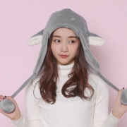 Bopu 抱璞创意 护耳毛绒帽子 17元包邮（需用券）
