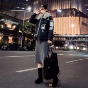 CO&8000 HY0252D 女加绒宽松羊羔毛夹克棉衣服
