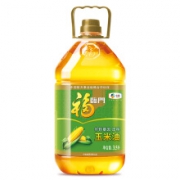 福临门 食用油 非转基因压榨玉米油3.5L*4件+赠梅林 午餐肉198g*2件