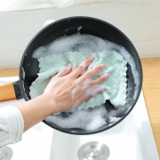 双面厨房抹布 16*27cm 10条 6.9元包邮（需用券）
