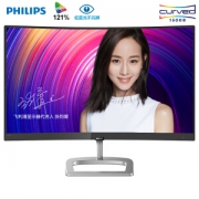 11日0点： PHILIPS 飞利浦 248E9QHSB 23.6英寸 1500R曲面显示器
