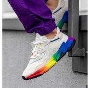 低过双11、历史低价：adidas Originals OZWEEGO PRIDE EG1076 男女经典运动鞋 475元（前1000件）