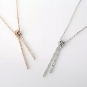 Swarovski 施华洛世奇 LIFELONG Y形项链 银色