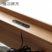 30号：VISAWOOD 维莎原木 w0430-1 白橡木双人床 1130元