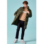12日0点、双12预告：Semir 森马 19-078121315 男士中长款加厚棉服