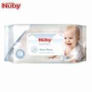PLUS会员： Nuby 努比 婴儿湿巾 80抽*5包 *10件