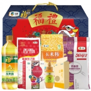 春节礼赠佳品 中粮 春节五谷杂粮礼盒 3200g+900ml