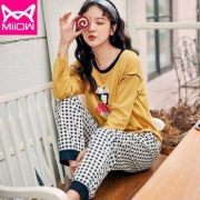 Miiow 猫人 女士套头纯棉家居服