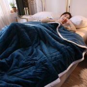初意 珊瑚绒毯子150*200cm 1.7kg