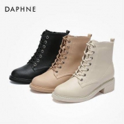 DAPHNE达芙妮 女士加绒马丁靴