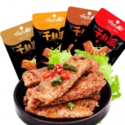 巧大娘手撕素肉牛排豆干20袋 6.8元