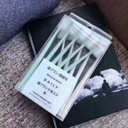 马卡龙带保护套牙刷 家庭组合套装 10支装(颜色随机)