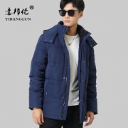 意邦伦 男士加厚连帽羽绒服