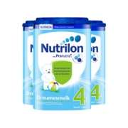 直营 荷兰原装进口 Nutrilon 牛栏婴幼儿配方奶粉4段 800g*3罐