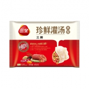 限地区：三全 珍鲜灌汤水饺 三鲜口味 450g*3件