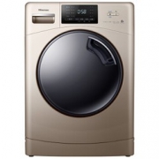 6日0点：Hisense 海信 HG100DAA125FG 10公斤 滚筒洗衣机 1449元包邮（需用券、赠蒸锅）