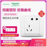 施耐德电气睿意绎尚10只装组合开关插座