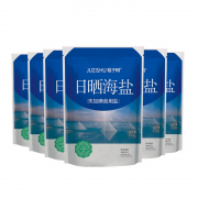 桔子树 未加碘海盐无碘食用盐 320g*6袋 9.9元（需用券）