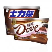 19日0点：Dove/德芙 什锦巧克力 249g+Snickers/士力架 全家桶 460g  *2件