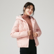 韩版网红短款连帽羽绒服  券后99元