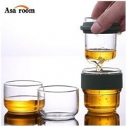 Asa room 玻璃旅行茶具套装