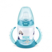 NUK 宽口径PP两用学饮鸭嘴杯 150ml 绿色 *2件