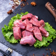 山西右玉牧场现杀、国家地理标志农产品：1.2kg 千户侯 羊后腿肉块
