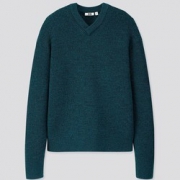 UNIQLO 优衣库 U系列 421257 男士V领针织衫