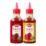 JUMEX 极美滋 番茄沙司 280g+甜辣酱 280g  *2件 16.7元包邮（双重优惠）