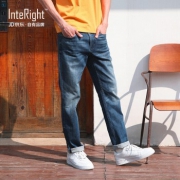INTERIGHT 4821895 男士经典直筒牛仔裤