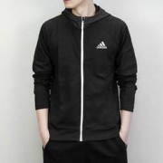 限尺码： adidas 阿迪达斯 DH9106 男款运动针织夹克