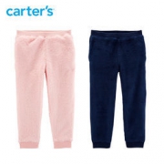 卡特 Carters A类标准 女童仿羊羔绒长裤