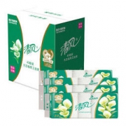 14点开始、京东PLUS会员： 清风 马蹄莲系列卷纸 3层100g*40卷 *2件