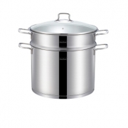 京东PLUS会员：Momscook MT28ST1 不锈钢蒸锅 28cm 9L + 奶锅 18cm +凑单品 160.4元包邮（双重优惠）