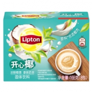 Lipton 立顿 浓醇椰香拿铁奶茶 8包 168g *3件 赠送 LINE FRIENDS 公仔杯盖
