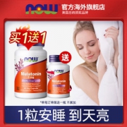 美国进口 Now 褪黑素胶囊 助睡眠 60粒*2瓶