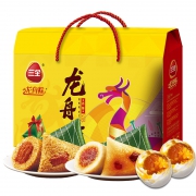 三全 嘉兴粽子礼盒 900g 猪肉/蜜枣粽 19.9元包邮