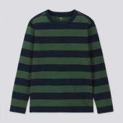 UNIQLO优衣库 儿童条纹圆领T恤