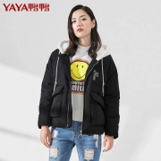 YAYA 鸭鸭 B-58273 女士短款羽绒服